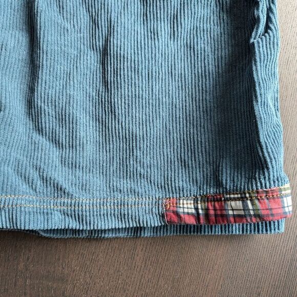 Urban Outfitters wide leg 💯  cotton corduroy overalls size L dungarees b - Picture 9 of 16